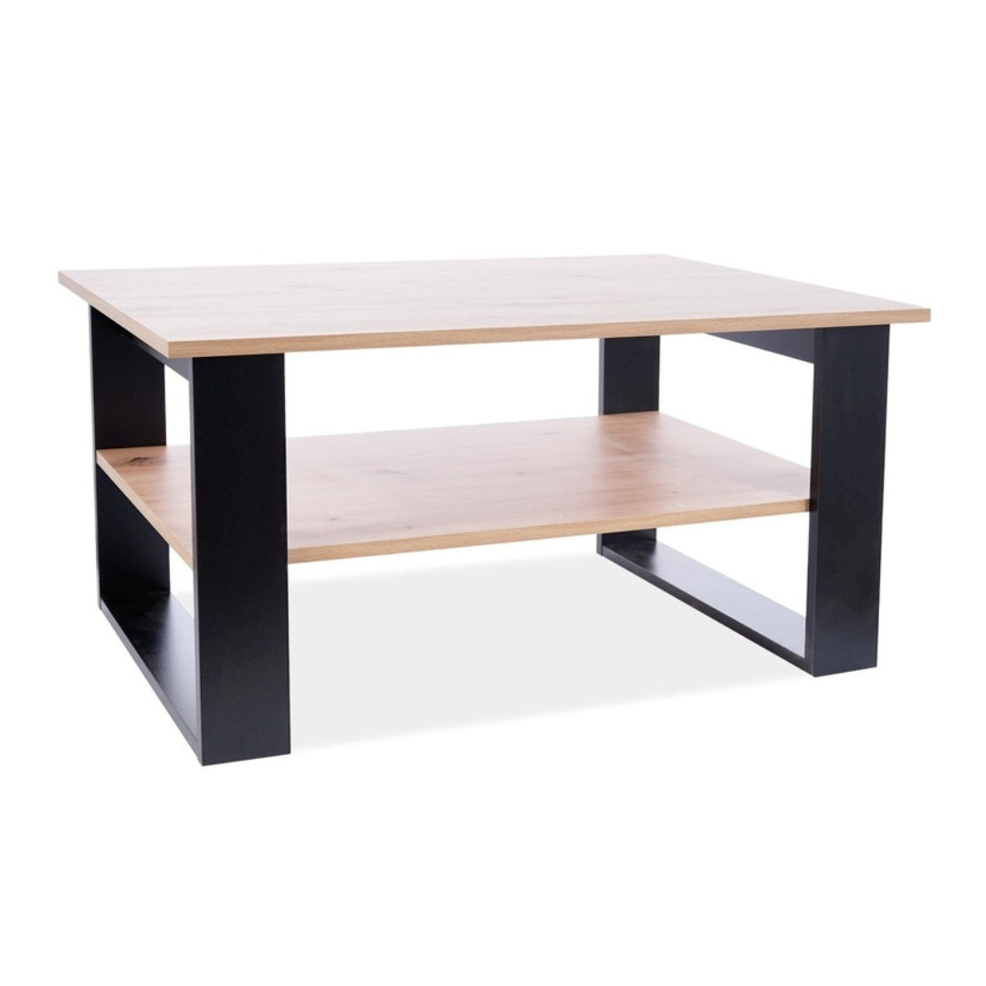 Coffee table MAREA OAK TONE / BLACK 100X64