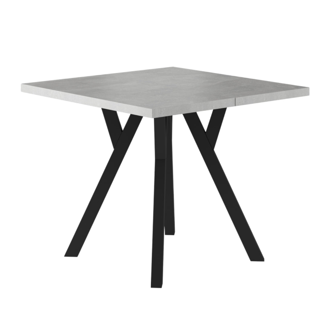 Table MERLIN CONCRETE EFFECT / BLACK 90(240)X90