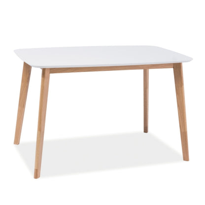 Table MOSSO I WHITE/OAK COLOR 120X75