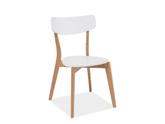 Chair MOSSO OAK/WHITE