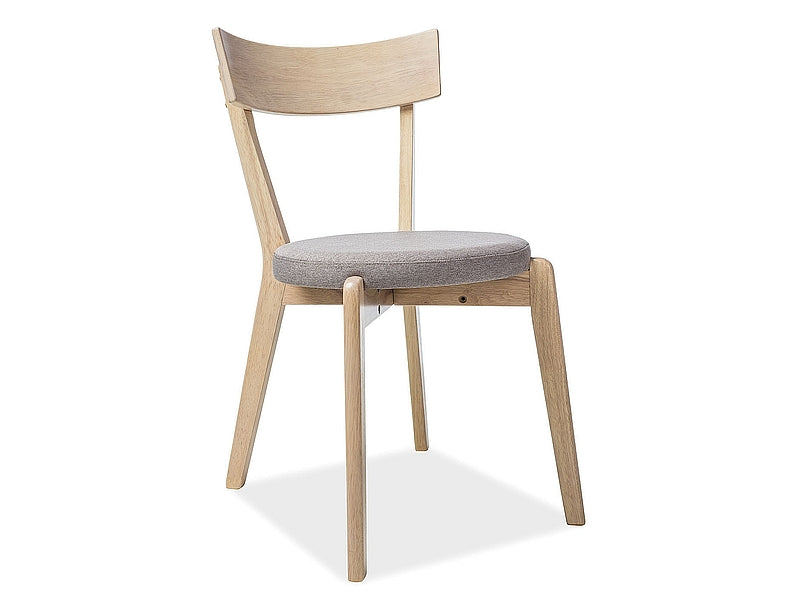 Chair NELSON HONEY OAK/COLOR GRAY. 84