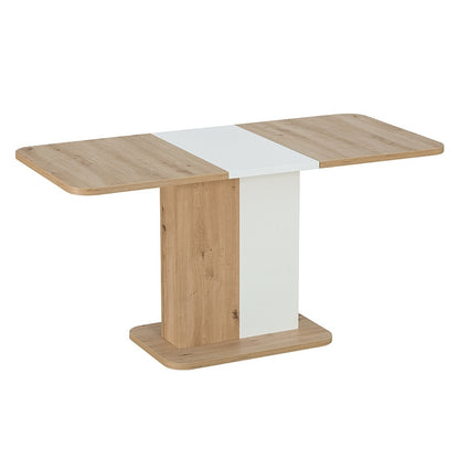 Table NEXT ARTISAN OAK COLOR / WHITE MATTE 110(153)X68 (D)