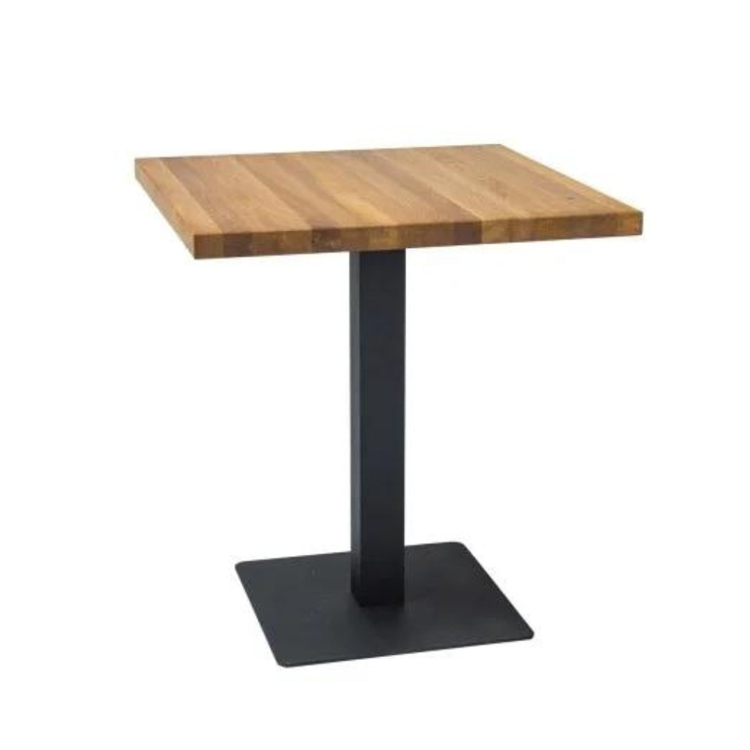 Table PURO LAMINATE OAK COLOR/BLACK 60x60