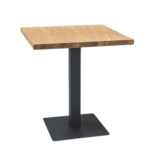 Table PURO OAK COLOR/BLACK 70x70