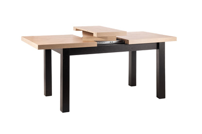 Table PRESTO ARTISAN OAK COLOR / BLACK 140(218)X80