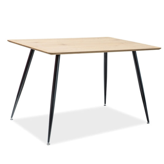 Table REMUS OAK / BLACK FRAME 120X80