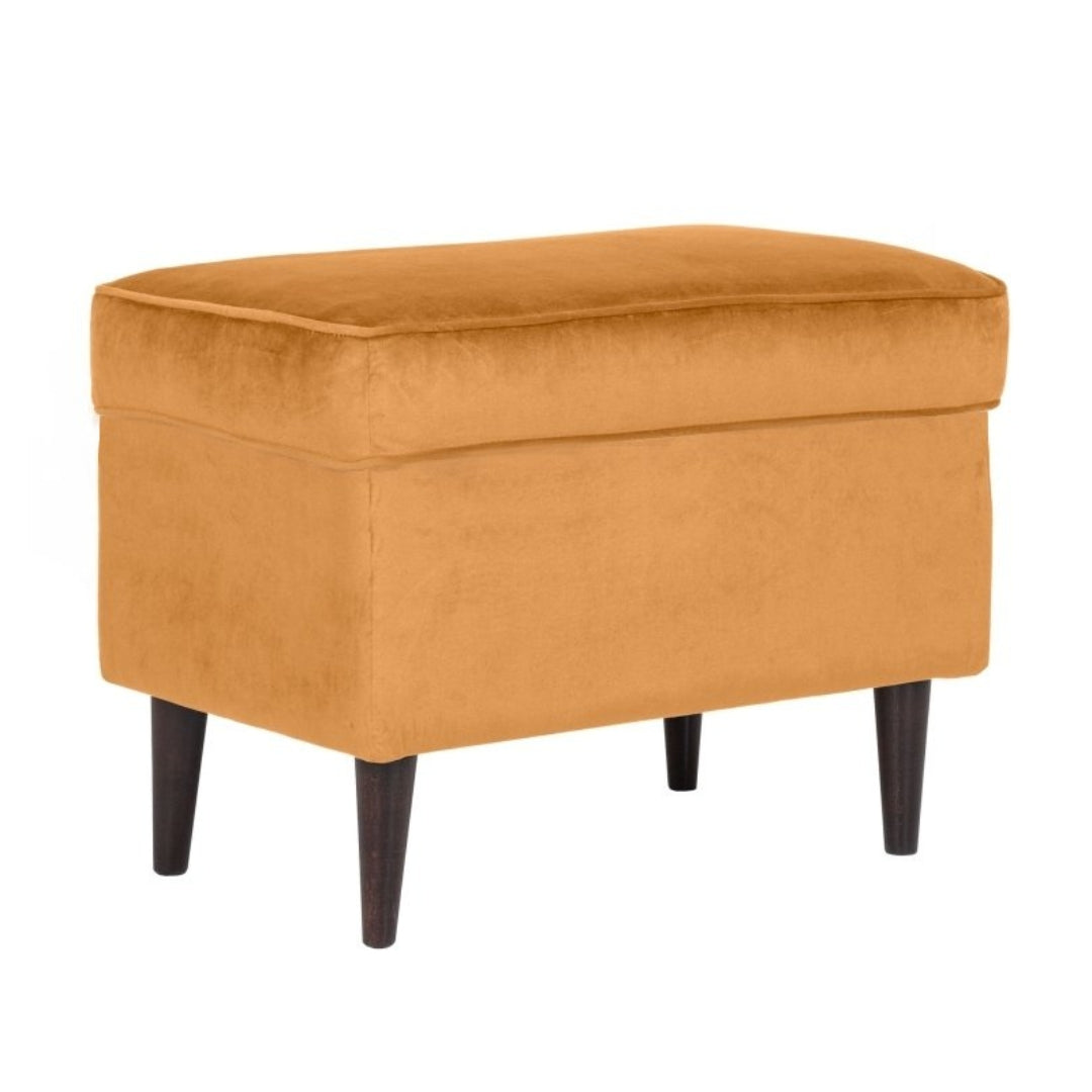 Pouf RON VELVET CURRY BLUVEL 68 / WENGE (P)