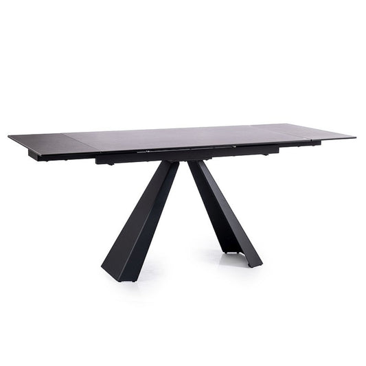 Table SALVADORE CERAMIC II DARK GRAY/BLACK MATTE 120(180)X80