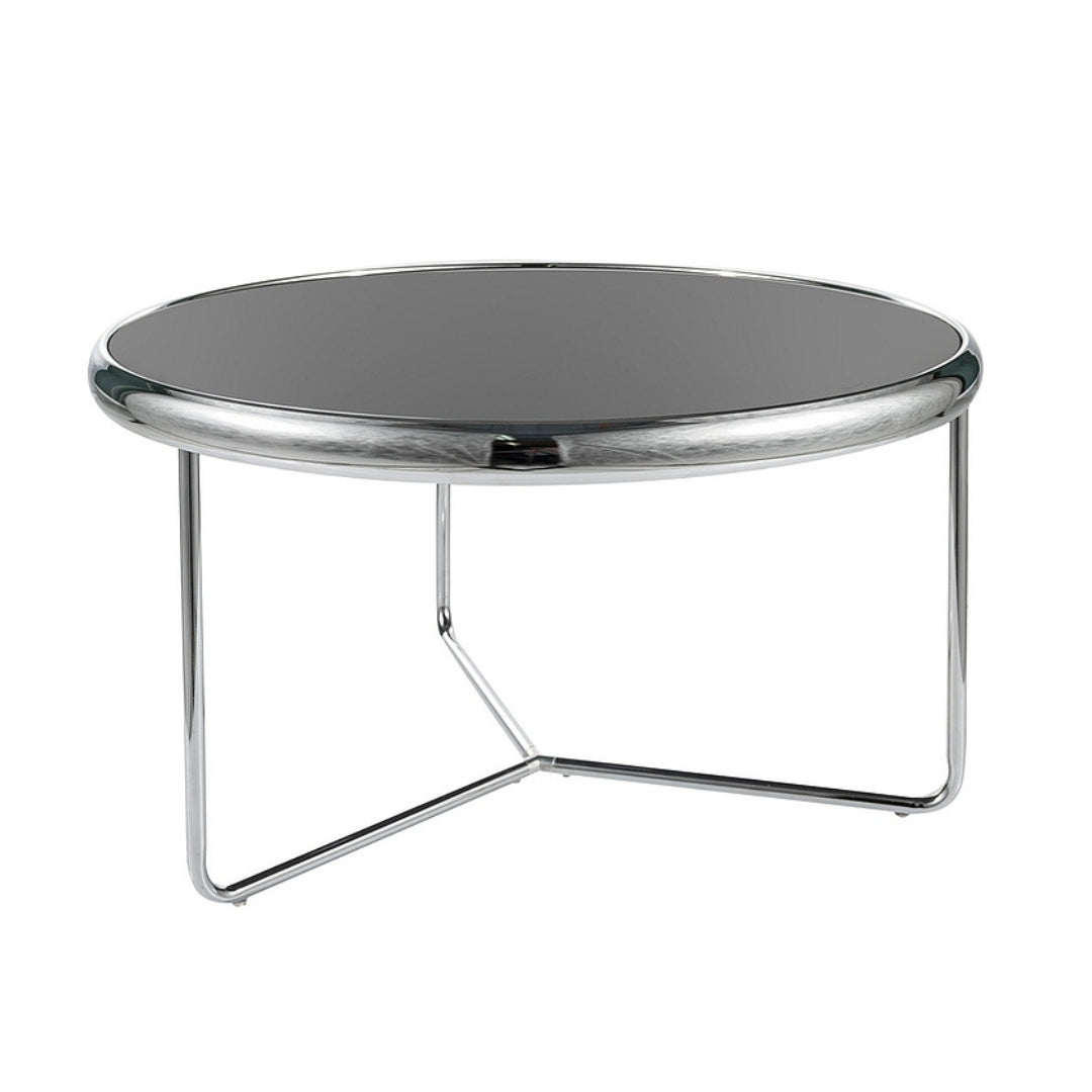 Coffee table SCARLET BLACK/CHROME FI74