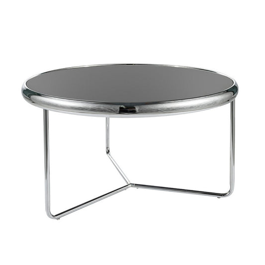 Coffee table SCARLET BLACK/CHROME FI74