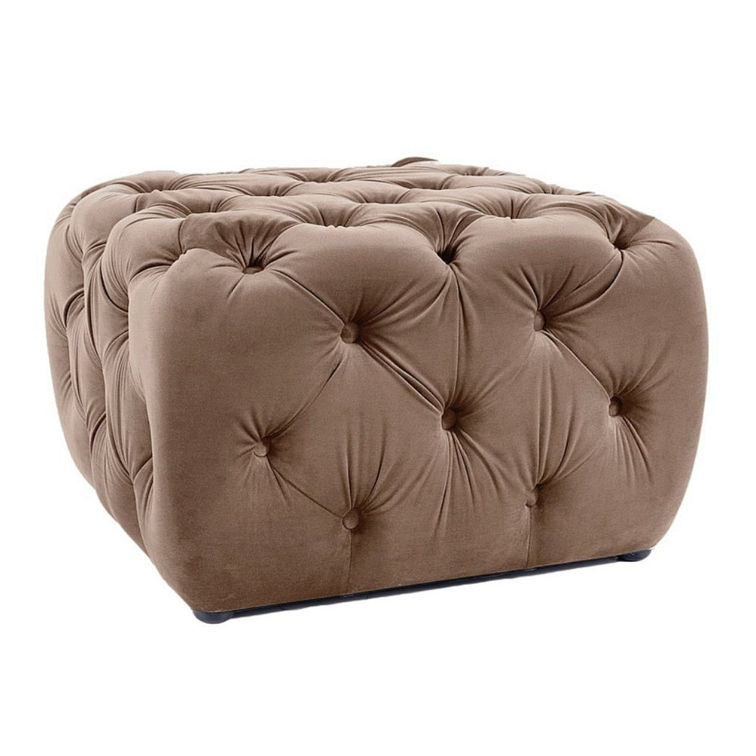 Pouffe SOPHIA VELVET DARK BEIGE BLUVEL 40