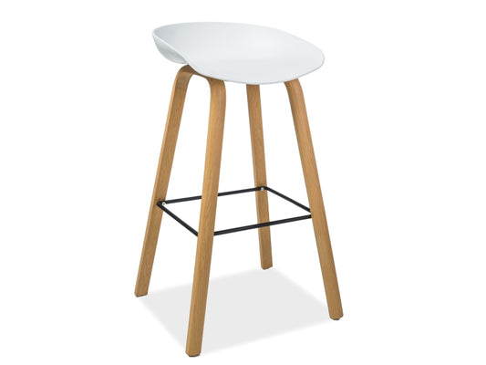 Bar Chair STING COLOR OAK/WHITE 