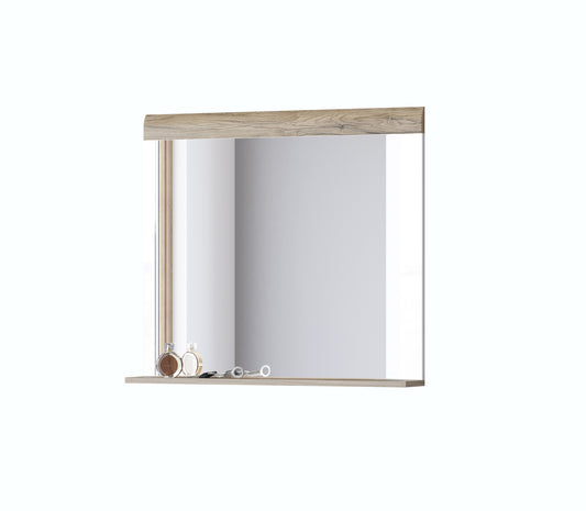 Mirror TOLEDO, White Glossy-San Remo Oak (MDF) 