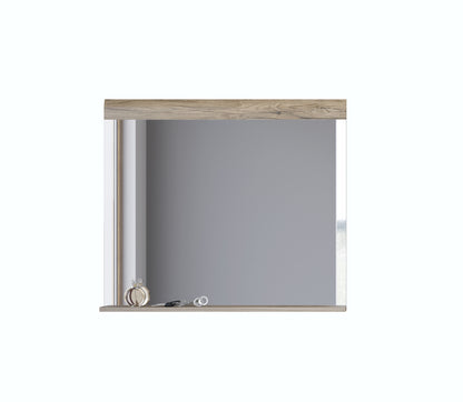 Mirror TOLEDO, White Glossy-San Remo Oak (MDF) 