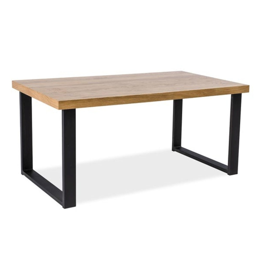 Table UMBERTO OAK COLOR/BLACK VENEER 150x90