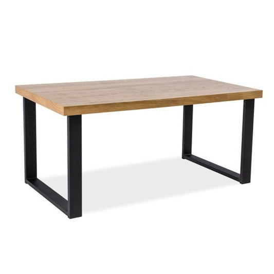 Table UMBERTO SOLID OAK COLOR/BLACK 150x90