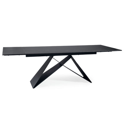 Table WESTIN CERAMIC BLACK SAHARA NOIR/BLACK MATT (160-240)X90