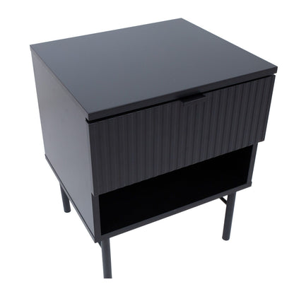 Nightstand SEQUENCE 45x40xH55cm, 3D black