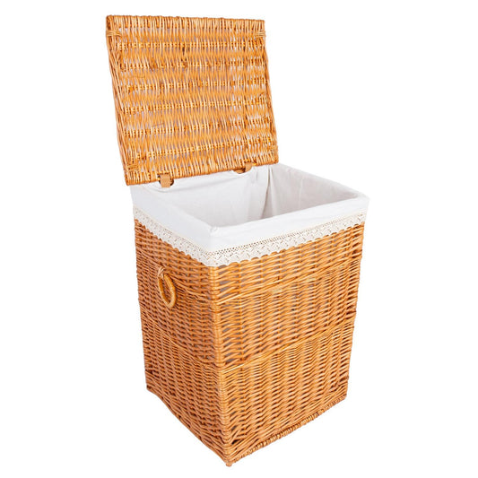 Laundry basket MAX-2, 37x32xH52cm, light brown