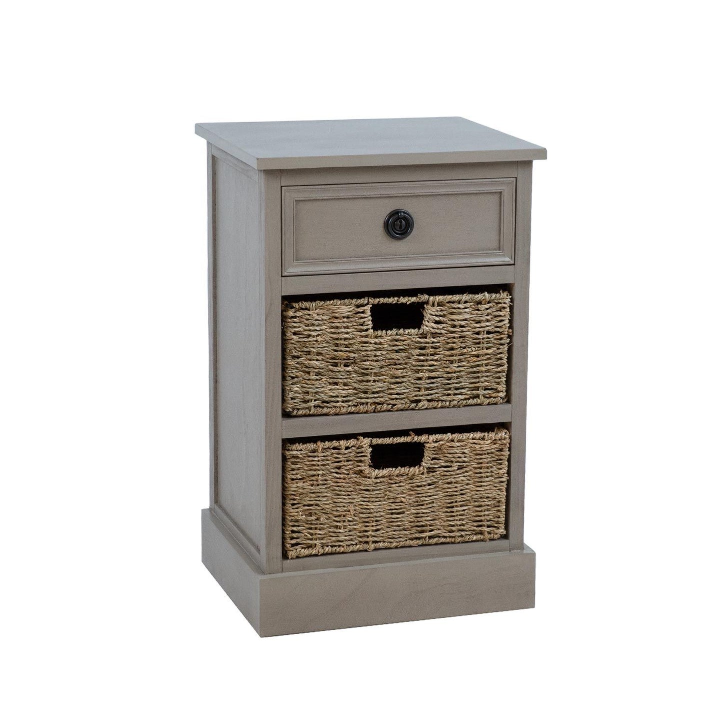 Chest of drawers with basket drawers KENT 40x33xH66cm