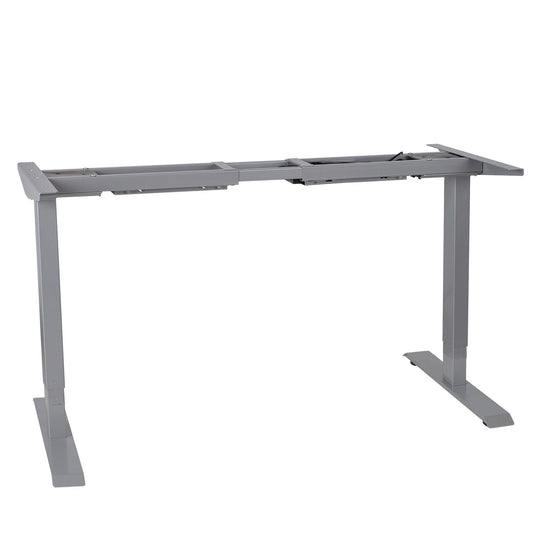 Table leg ERGO with 2 motors, silver gray 