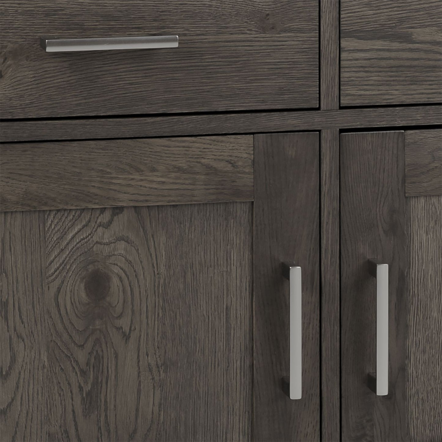 Chest of drawers TURIN, smoky oak