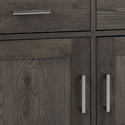 Chest of drawers TURIN, smoky oak