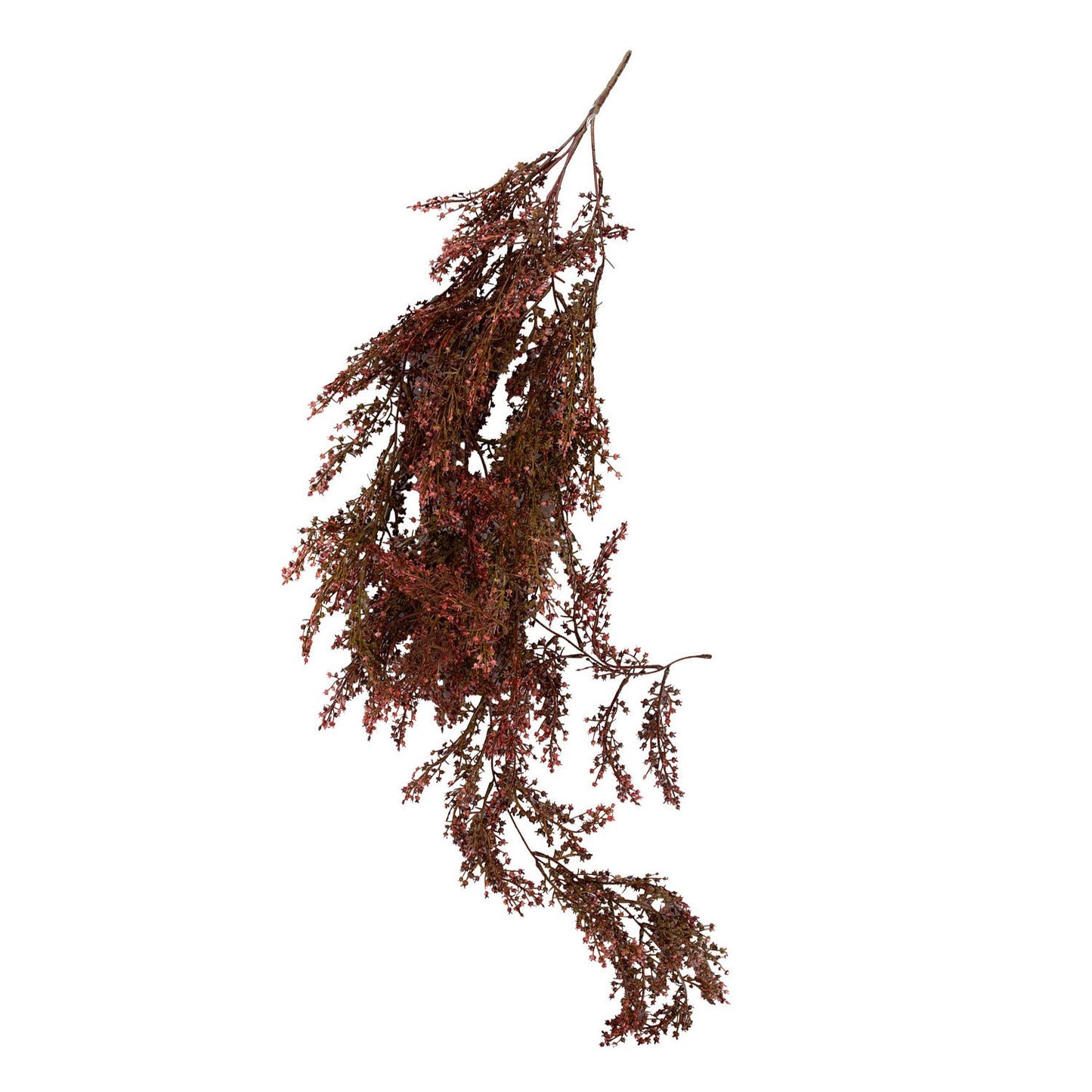 Artificial plant GREENLAND hanging branch, red 