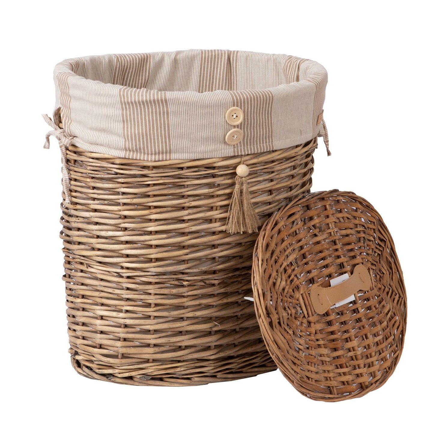 Vela basket WILLI STRIPE 41x29xH45cm 