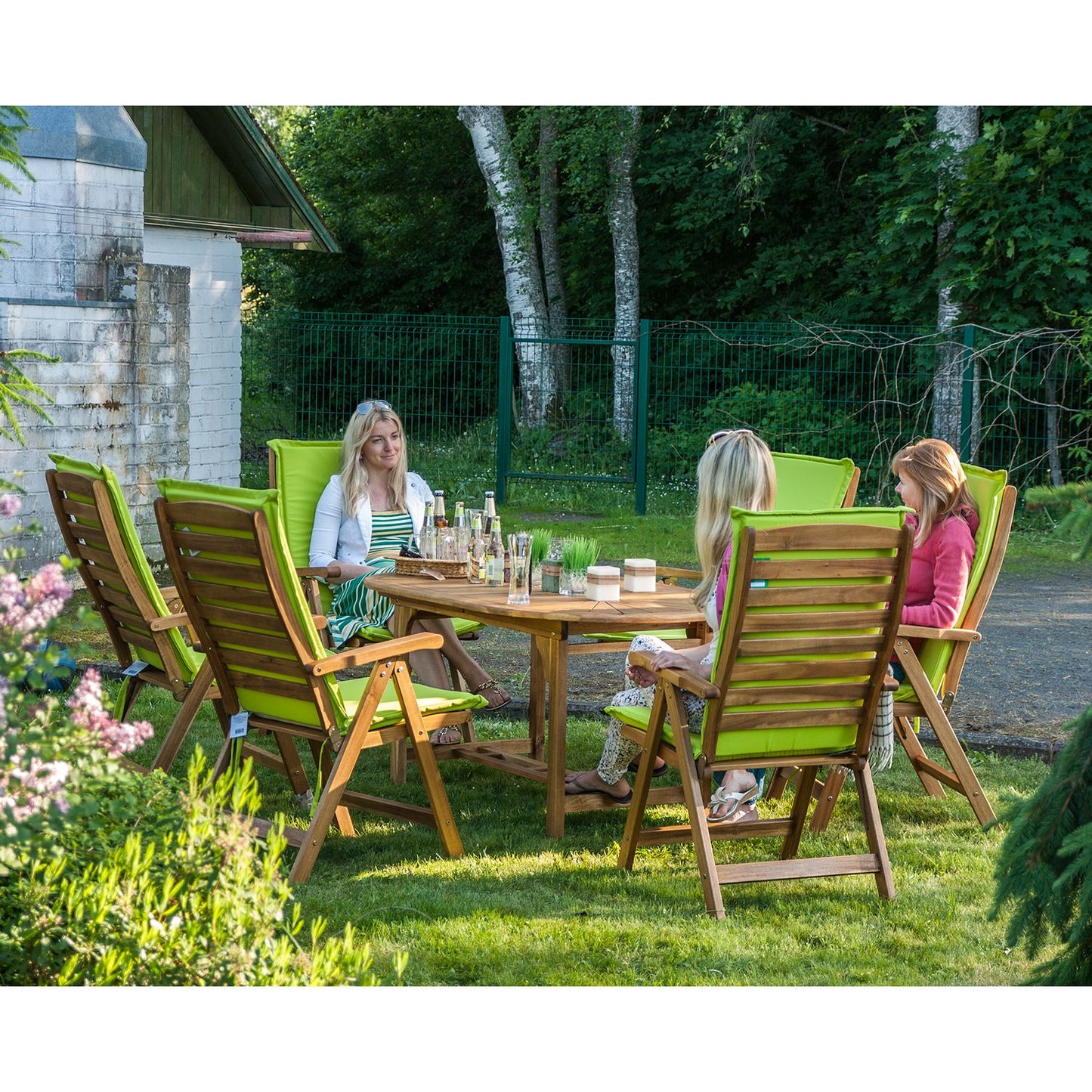 Garden furniture set FINLAY table and 6 chairs 