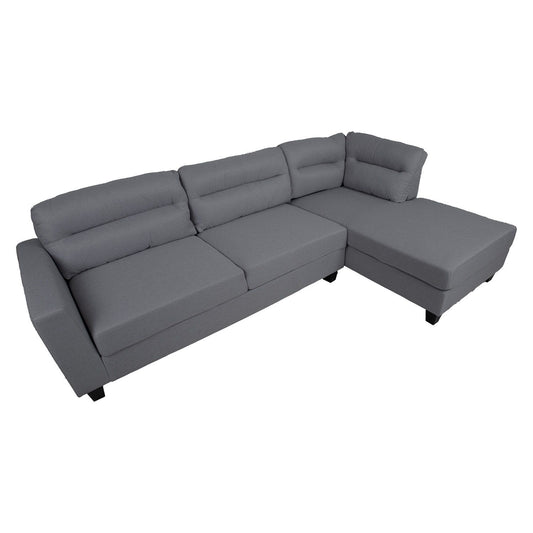 Corner sofa HELSINKI LS, dark gray