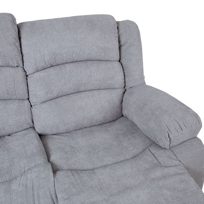 Sofa - recliner MALINA 2-seater, light gray