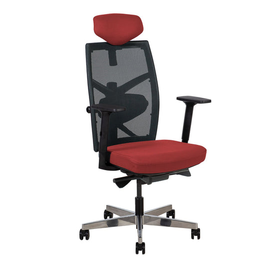 Work chair TUNE dark red/black