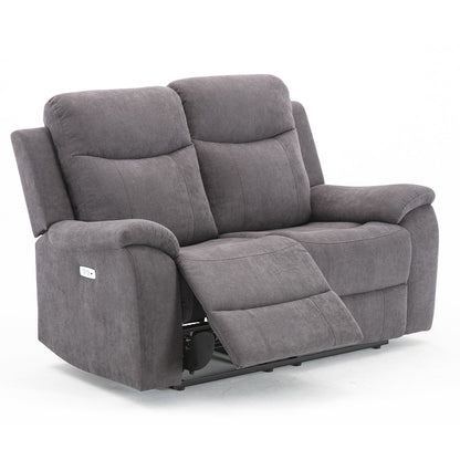 Sofa MILO 2-seater 155x96xH103cm, with electric mechanism, gray