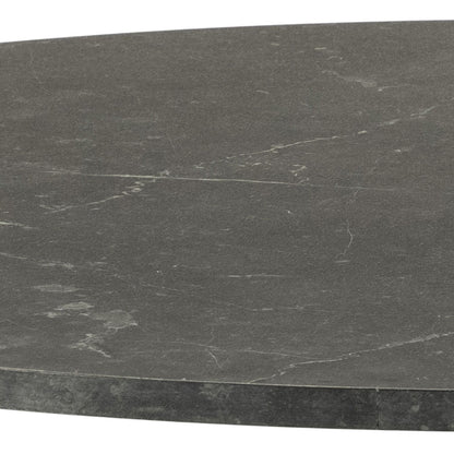 Table IBIZA D110xH74cm, black marble