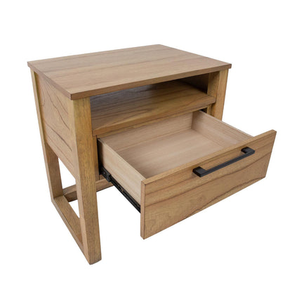 Nightstand OZZO 40x56xH60cm, light wood