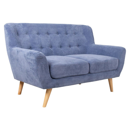 Sofa RIHANNA 2-seater 140x84xH87cm, blue fabric