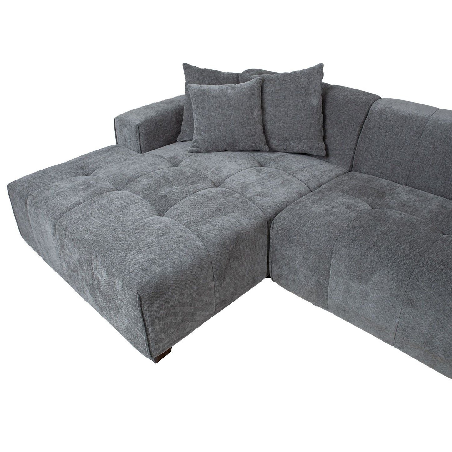 Corner sofa DAHLIA LC, gray