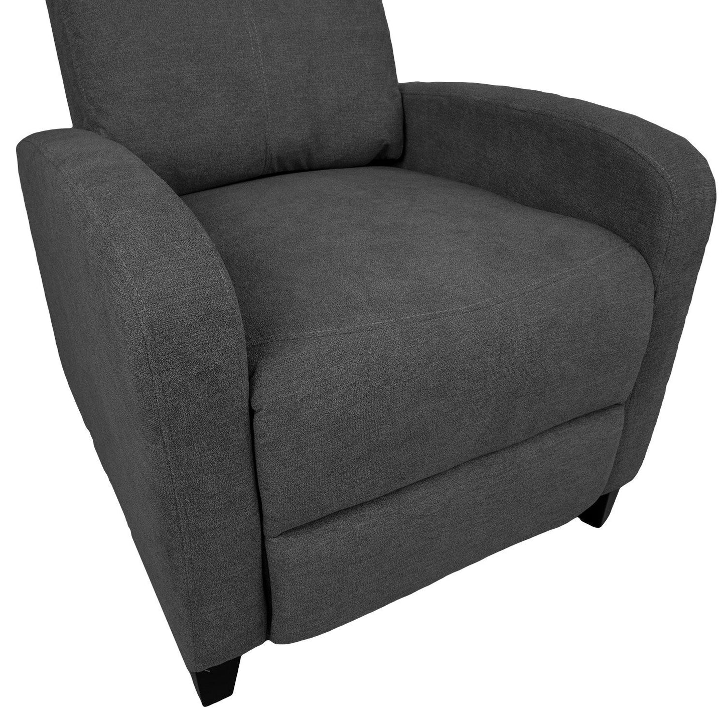 Lounge chair ENIGMA with manual mechanism 68x91xH100cm, gray 