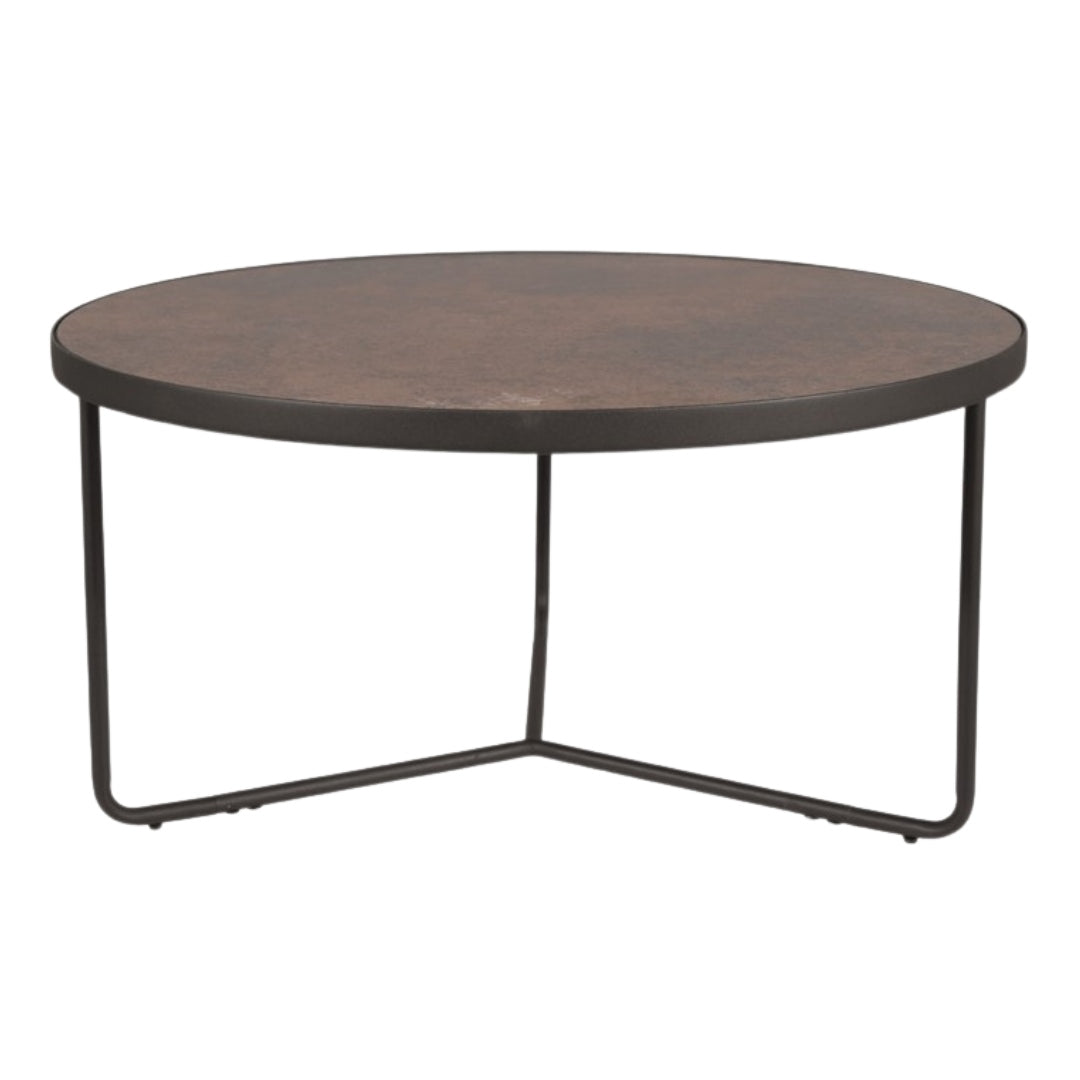 Coffee table ANTILLA BROWN (STONE EFFECT)/BLACK FI 80