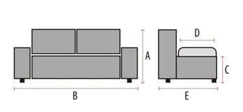 Atpūtas krēsls BARON VELVETS KANĒLIS BLUVEL 4215 / VENGE - Easy Home