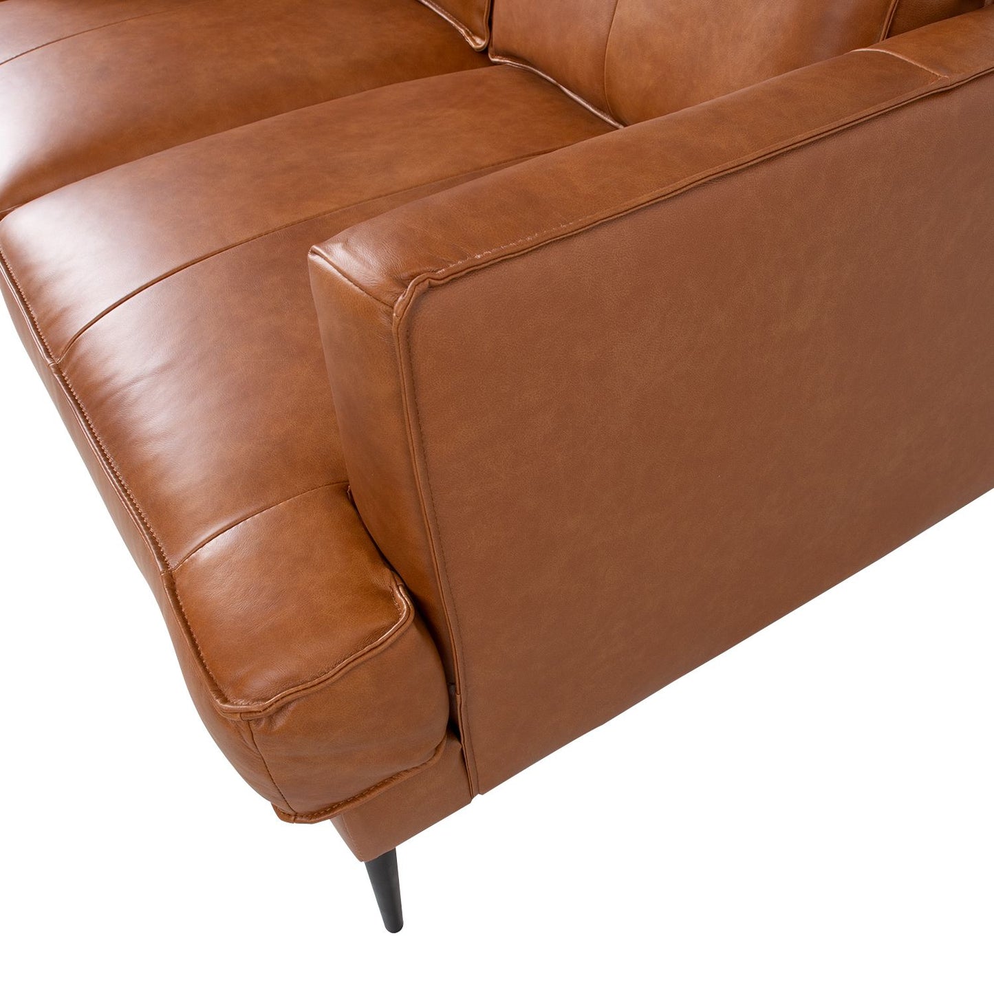 Sofa LEO 136x86xH85cm, light brown