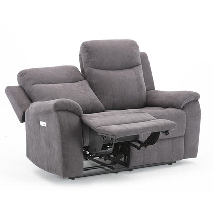 Sofa MILO 2-seater 155x96xH103cm, with electric mechanism, gray