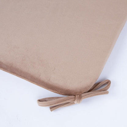 Chair cushion, VELVET 2, 39x39cm, beige