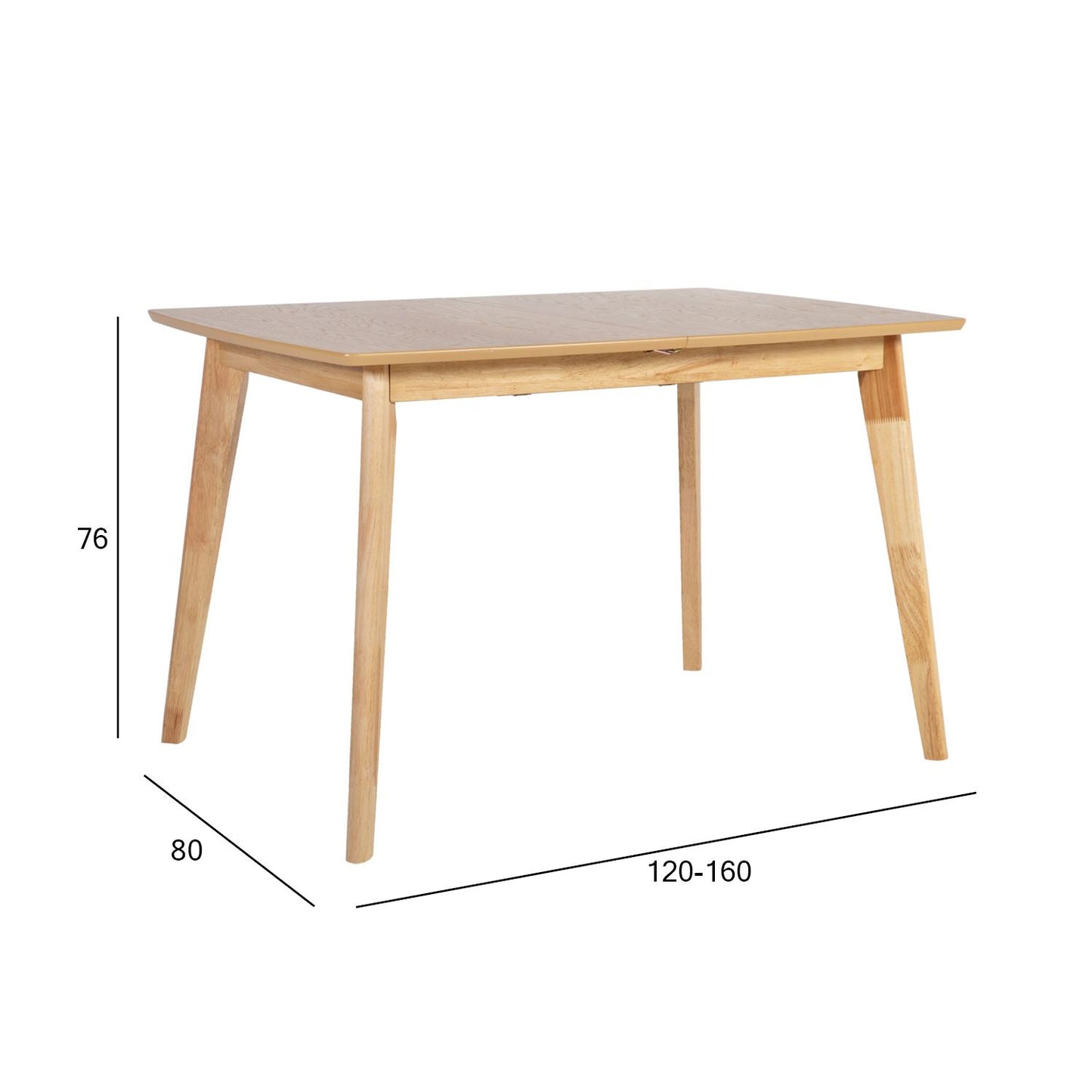 Table JONNA 120/160x80xH76cm