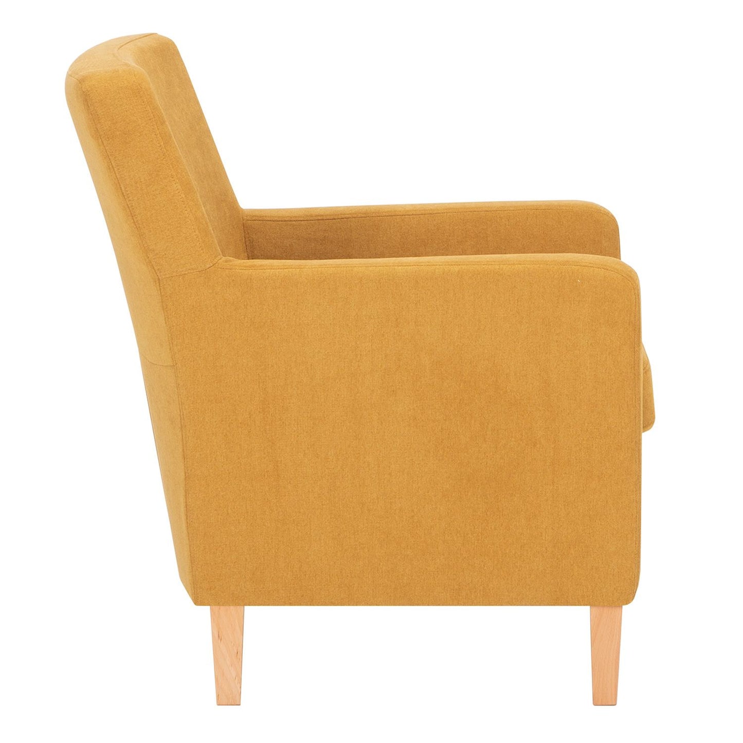 Lounge chair LEENE yellow 