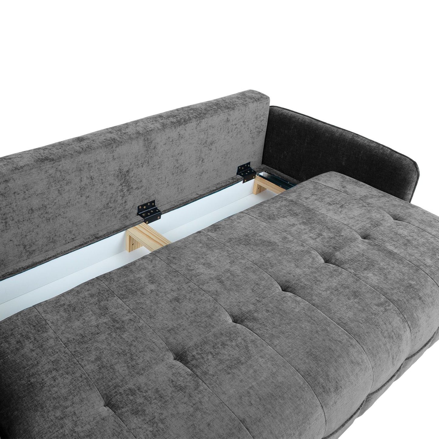 Sofa bed SARITA 3-seater, gray