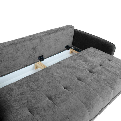 Sofa bed SARITA 3-seater, gray