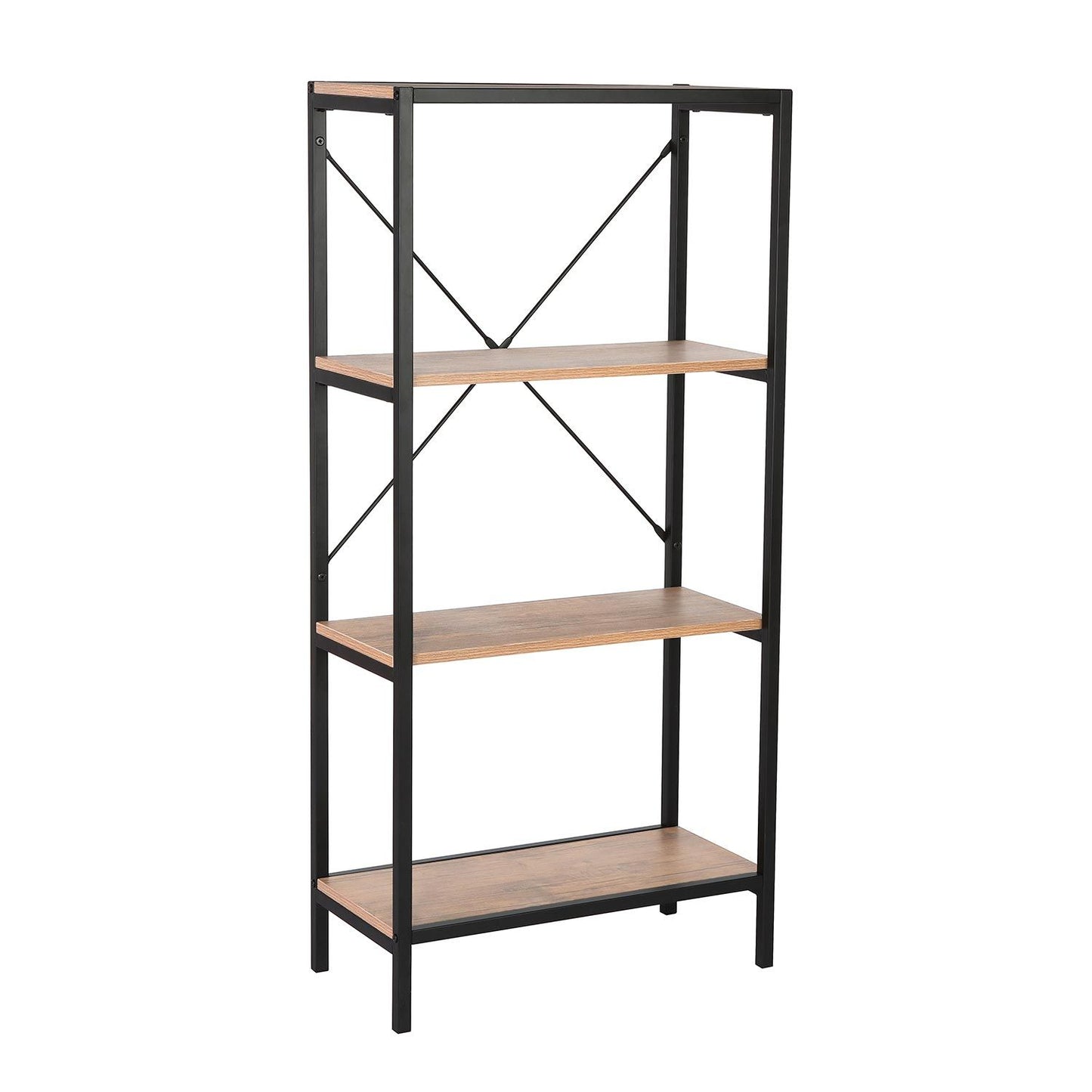 Shelf LAVINA 60x30xH127.5cm, ash/black