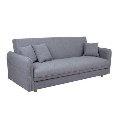 Sofa bed VISBY 200x88xH93cm, gray